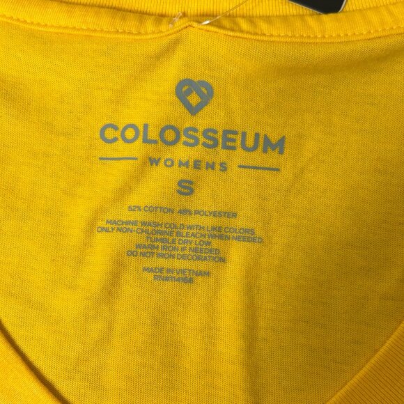 West Virginia Mountaineers Tee Womens S Yellow V Neck T Shirt‎ Short Sleeve NEW - Picture 3 of 8